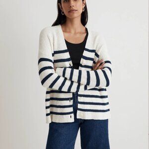 Striped Oversized Madewell Cardigan